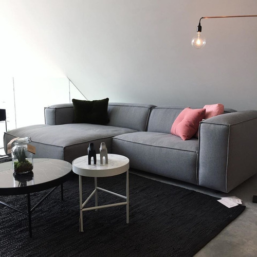 Sillon sofa esquinero urban 2.50 x 1.60 moderno living en L