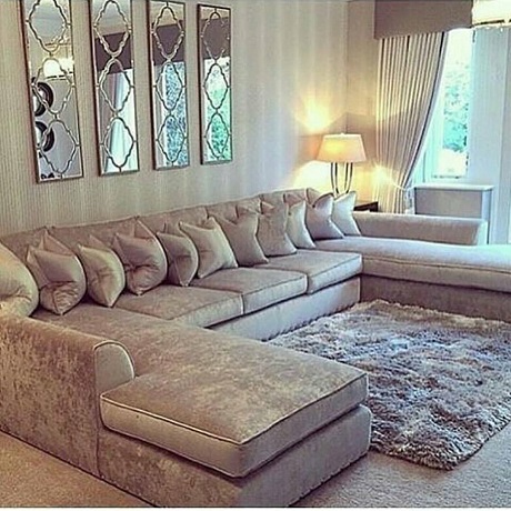 Sillon sofa esquinero sublime 3.60 x 1.90 x 1.90 en U moderno living 4 cuerpos