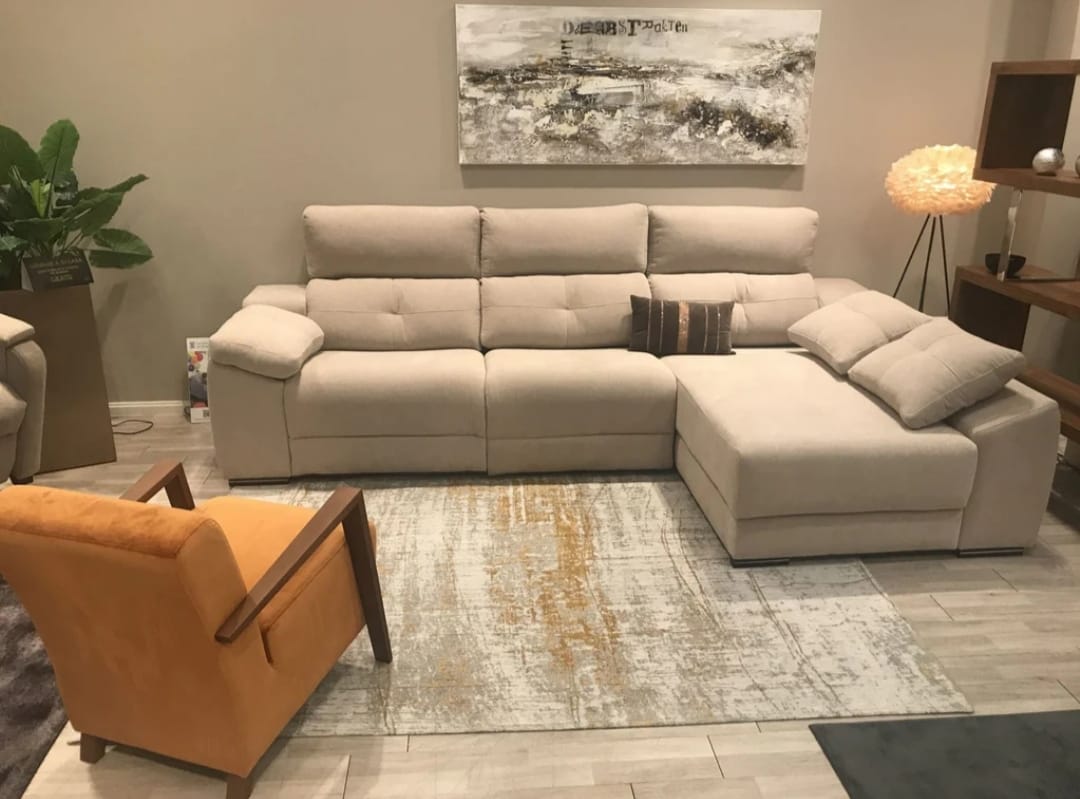 Sillon sofa esquinero AMANECER 2.60 x 1.60 moderno living en L