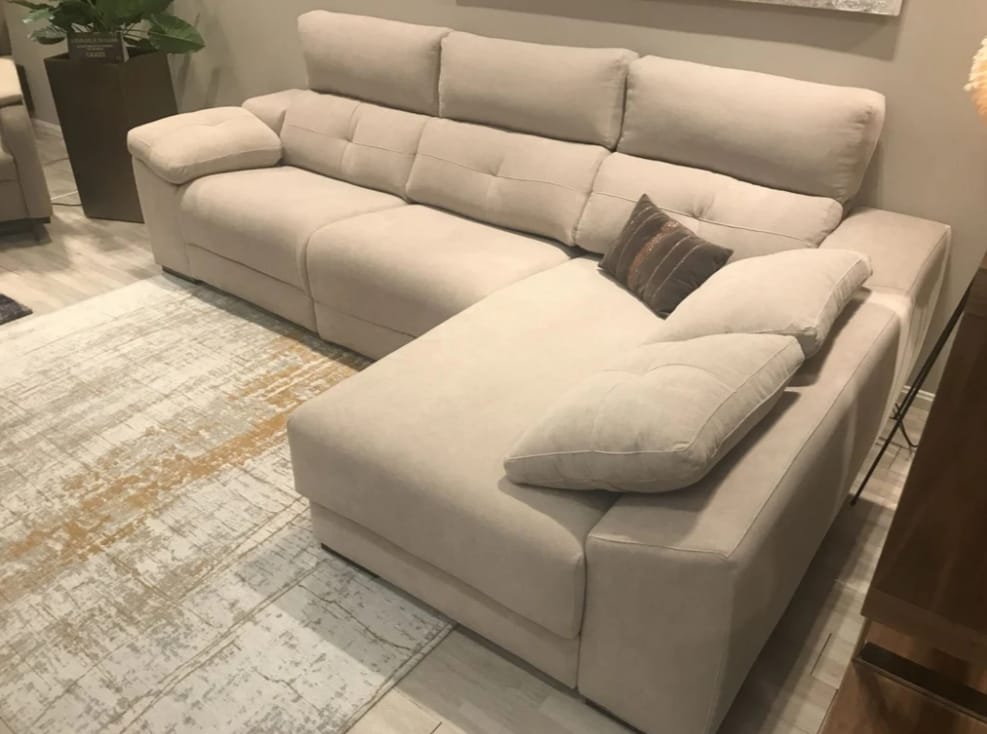 Sillon sofa esquinero AMANECER 2.60 x 1.60 moderno living en L