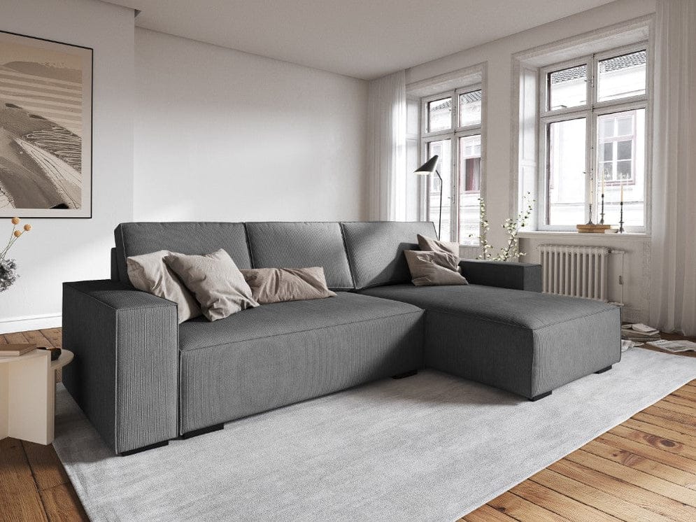 Sillon sofa esquinero PERLA 2.50 x 1.60 moderno living en L antidesgarro