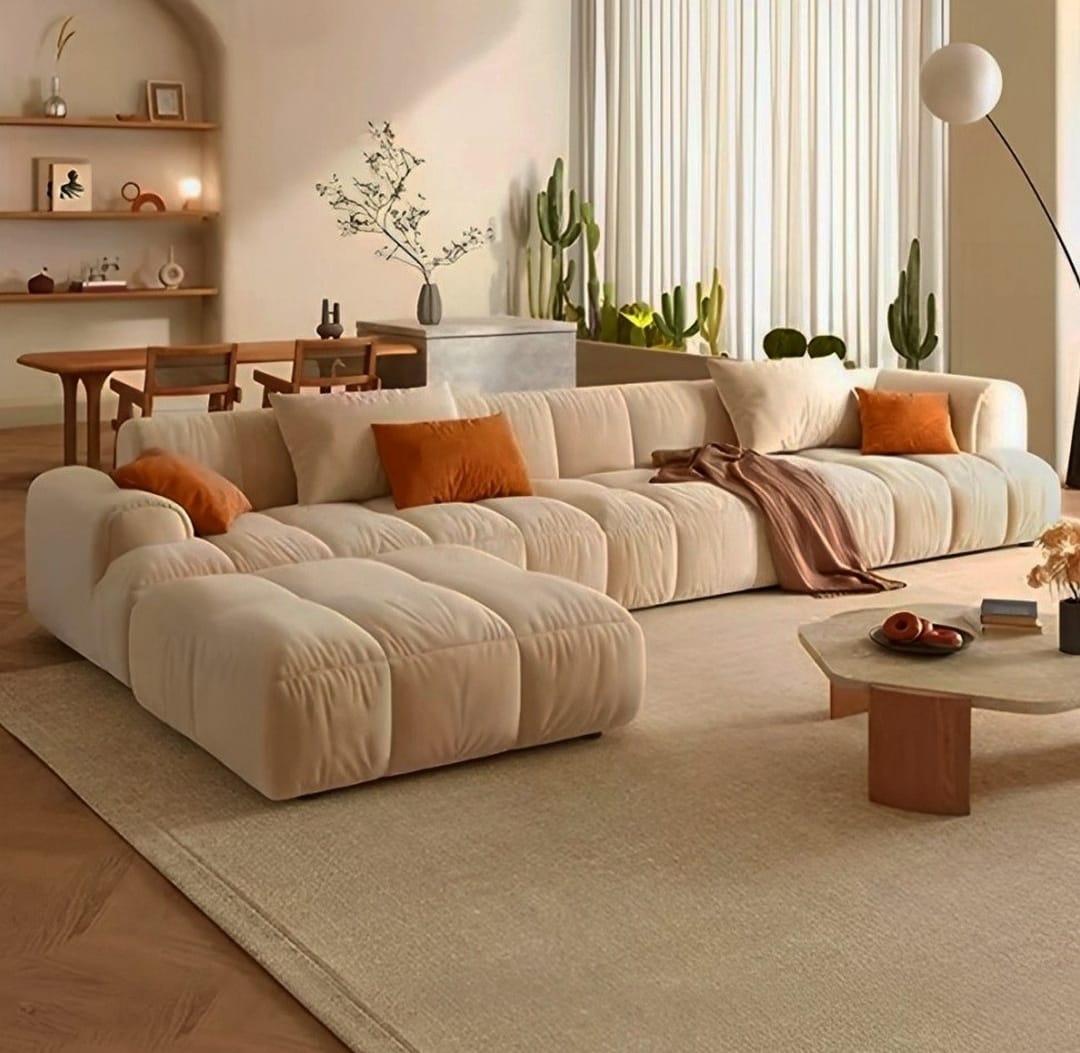 Sillon sofa esquinero RELAJANTE 3.00 x 1.60 moderno living en L antidesgarro 4 cuerpos