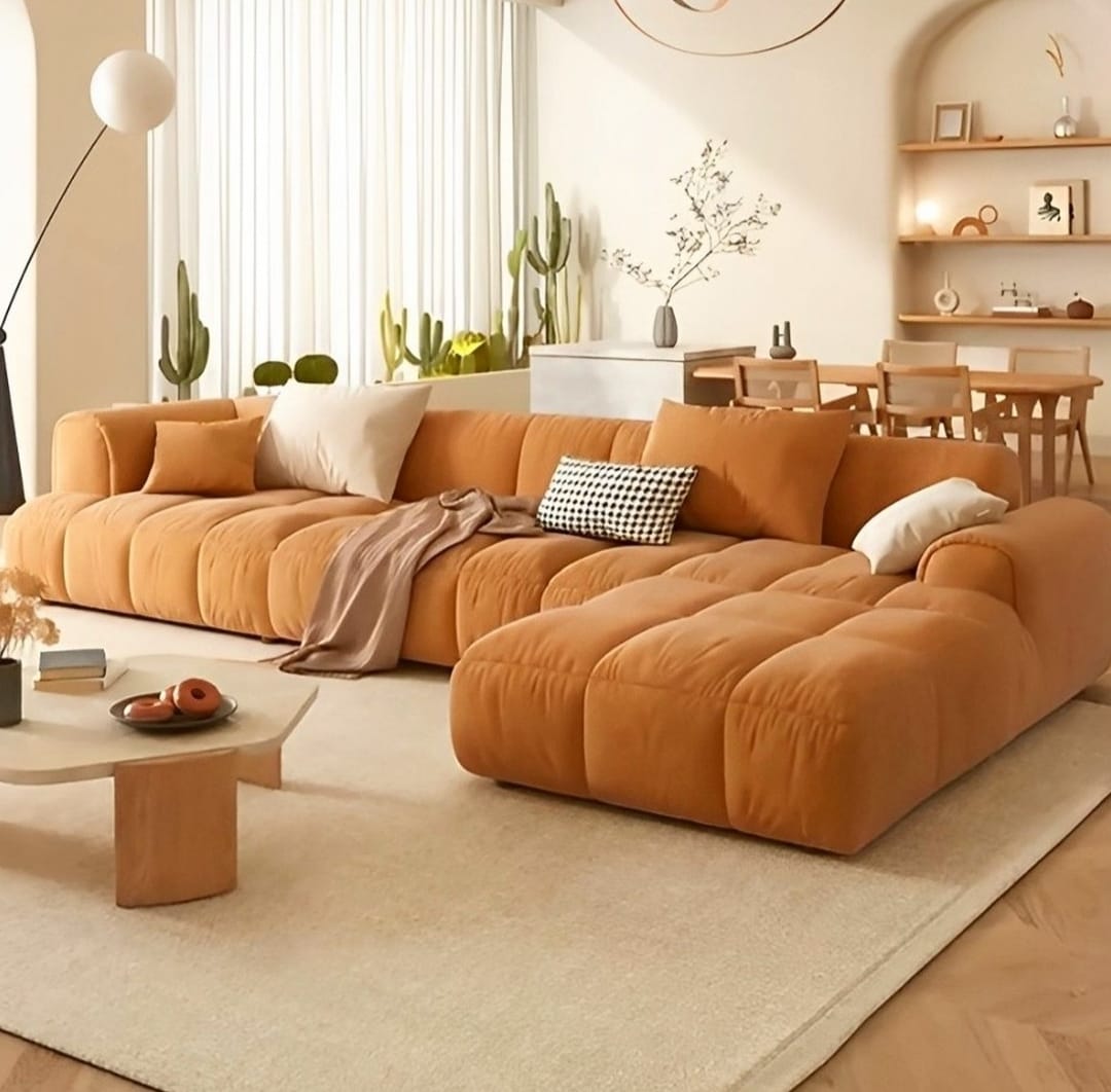 Sillon sofa esquinero RELAJANTE 3.00 x 1.60 moderno living en L antidesgarro 4 cuerpos