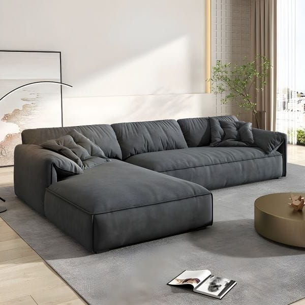 Sillon sofa esquinero IRLANDA 2.50 x 1.80 moderno living en L antidesgarro 3 cuerpos