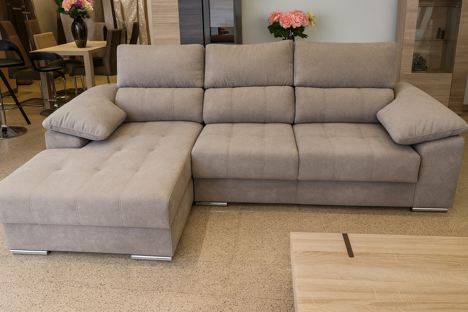 Sillon sofa esquinero AZTECA 2.60 x 1.60 moderno living en L