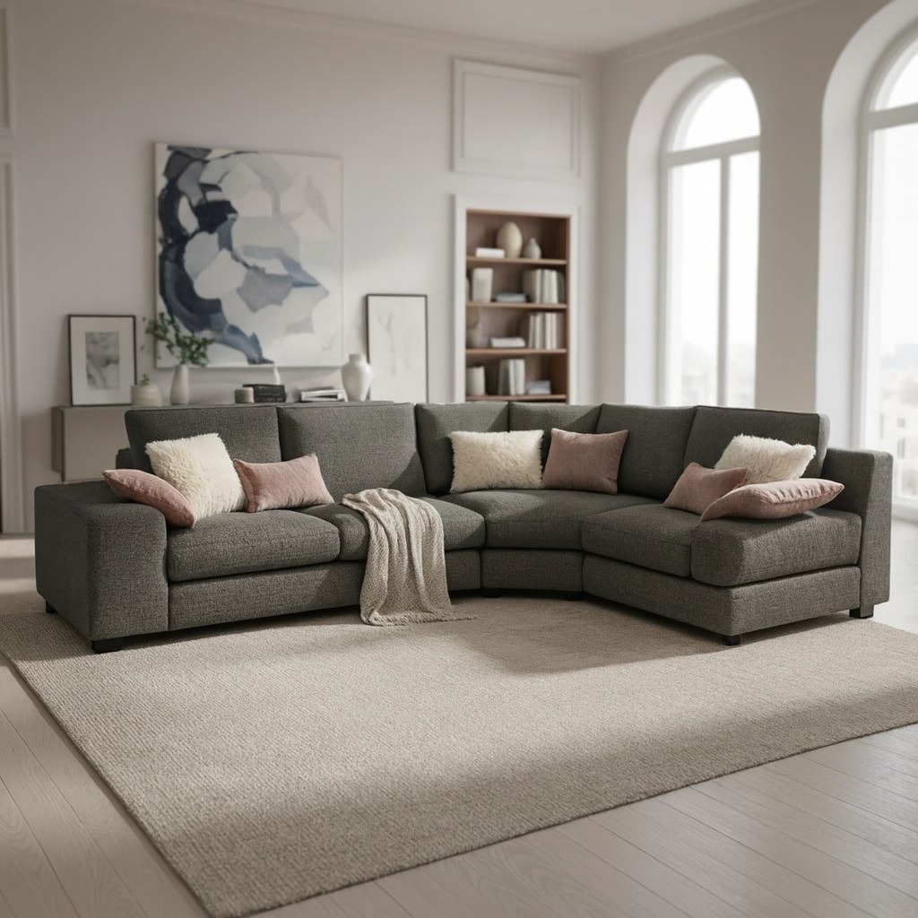 Sillon sofa esquinero MAGNO 2.80 x 2.20 moderno living en L