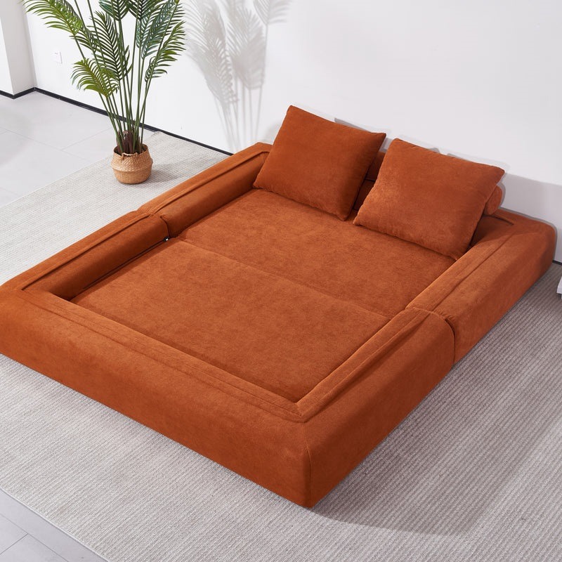 Sofa sillon cama nube 2.00 x 1.00 antidesgarro 2 cuerpos cama 2 plazas
