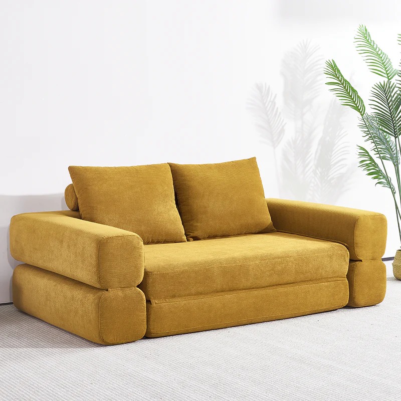 Sofa sillon cama nube 2.00 x 1.00 antidesgarro 2 cuerpos cama 2 plazas