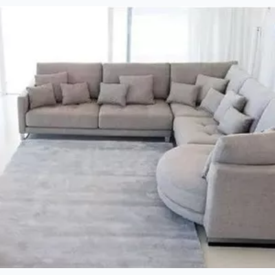 Sillon sofa esquinero NIZAN 2.60 x 2.40 moderno living en L antidesgarro