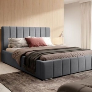 Base box VAINILLA para sommier colchon 2 x 2 + respaldo moderno