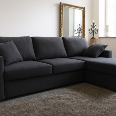 Sillon sofa esquinero CLASICO 1.80 x 1.50 moderno living en L 3 cuerpos antidesgarro
